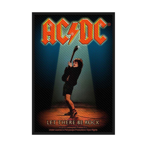AC/DC Let There Be Rock Standard Patch One Size Flerfärgad Multicoloured One Size