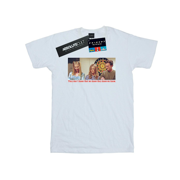 Friends Girls De Vet Inte Att Vi Vet Bomull T-shirt 7-8 År White 7-8 Years