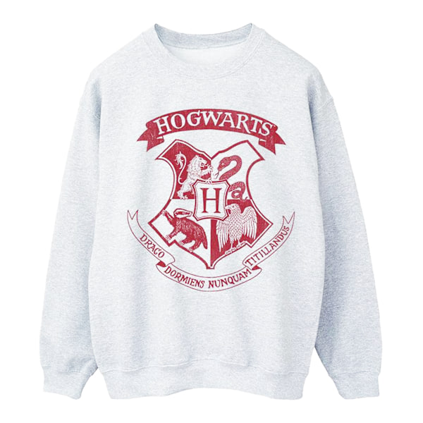 Harry Potter Dam/Damer Hogwarts Crest Sweatshirt XL Sports Sports Grey XL