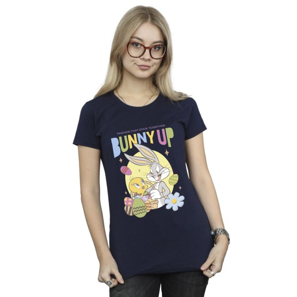 Looney Tunes Dam/Dam Bunny Up bomull T-shirt XL Marinblå Navy Blue XL