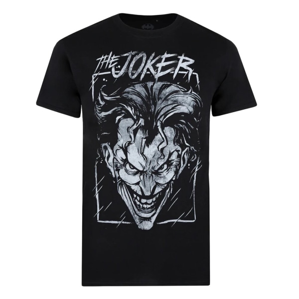 Batman Mens The Joker Storm T-Shirt XL Svart Black XL
