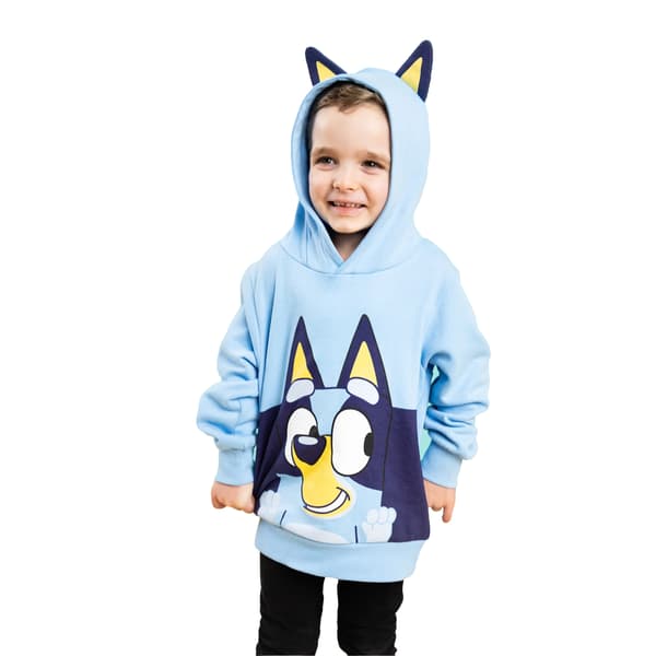 Bluey Barn/Barn Karaktärshuvtröja 3-4 År Blå Blue 3-4 Years