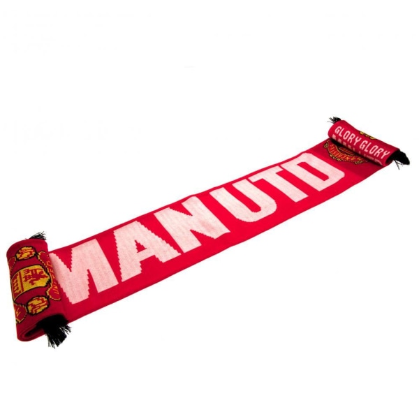 Manchester United FC Scarf GG One Size Röd Red One Size