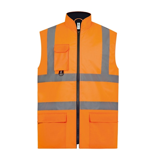 Yoko Vuxen Unisex Hi-Vis Vadderad Väst M Orange Orange M