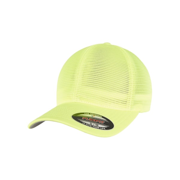 Flexfit Unisex Adult 360 Omnimesh Mesh Cap S-M Neon Yellow Neon Yellow S-M