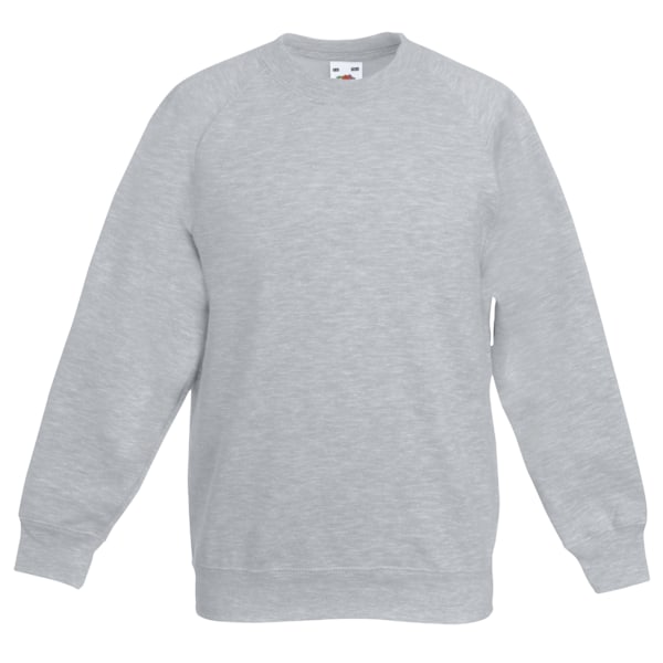Fruit Of The Loom Barnkläder Unisex Raglanärm Sweatshirt 3-4 Heather Grey 3-4