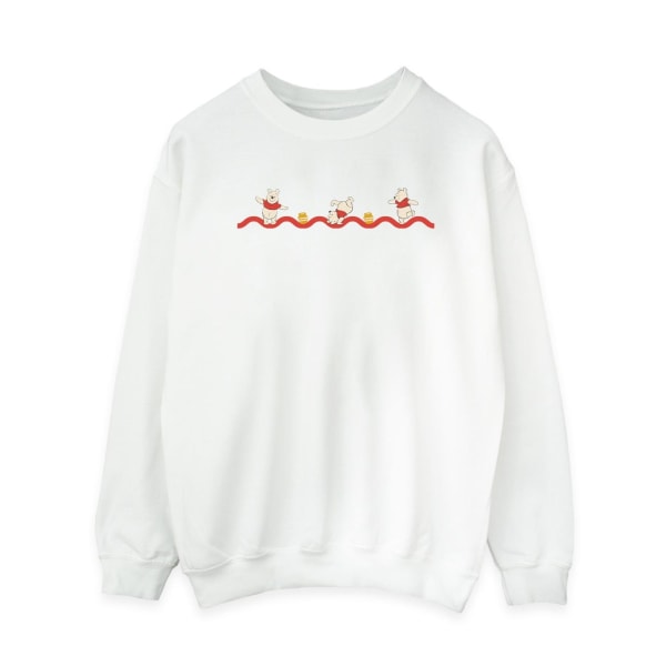 Disney Dam/Dam Nalle Puh Hunny Line Sweatshirt XXL White XXL