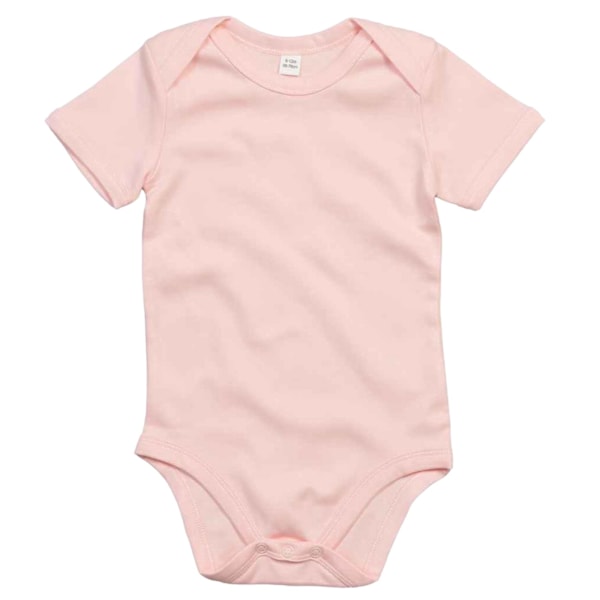 Babybugz Baby Unisex Bomullsbody 6/12 Månader Puderrosa Powder Pink 6/12 Months