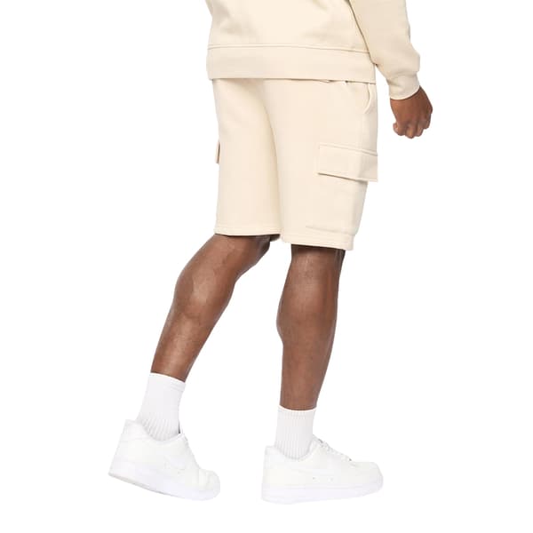 Crosshatch Herr Bardon Cargo Shorts L Ljus Sten Light Stone L