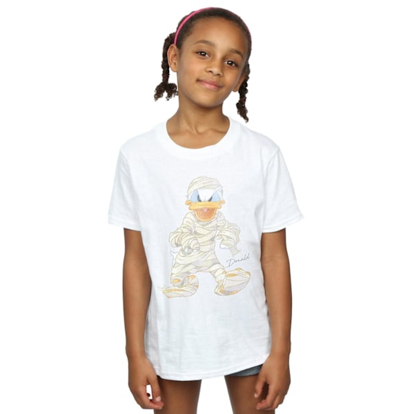 Disney Girls Mummy Donald Duck Bomull T-shirt 5-6 år Vit White 5-6 Years