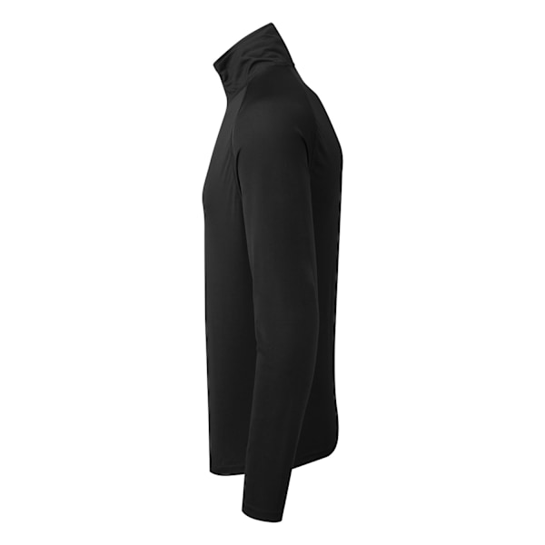 TriDri Herr Långärmad Performance Quarter Zip Topp L Svart/Röd Black/Red L