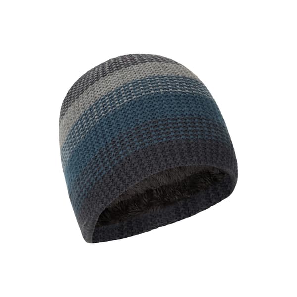 Mountain Warehouse Mens Mirka Borg Lined Beanie One Size Dark G Dark Grey One Size