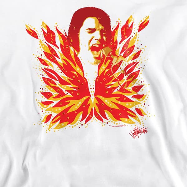 Elvis Presley Unisex Vuxen His Latest Flame Sweatshirt S Vit White S
