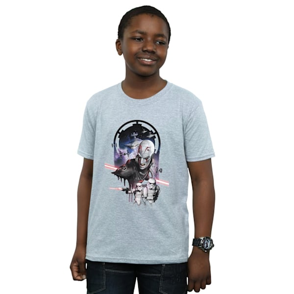 Star Wars Boys Rebels The Grand Inquisitor T-Shirt 5-6 år Sp Sports Grey 5-6 Years