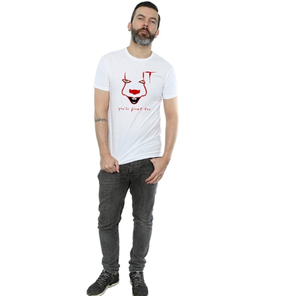 It Herr Pennywise Float T-Shirt L Vit White L