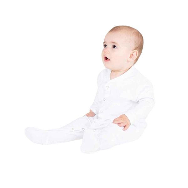 Larkwood Baby Plain sovdräkt 12-18 månader vit White 12-18 Months