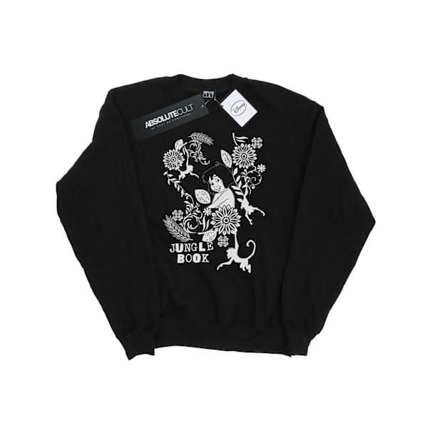 Disney Boys The Jungle Book Mowgli Tale Sweatshirt 7-8 år Svart Black 7-8 Years
