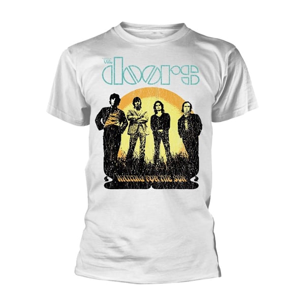 The Doors Unisex Adult Waiting For The Sun T-Shirt S Vit White S