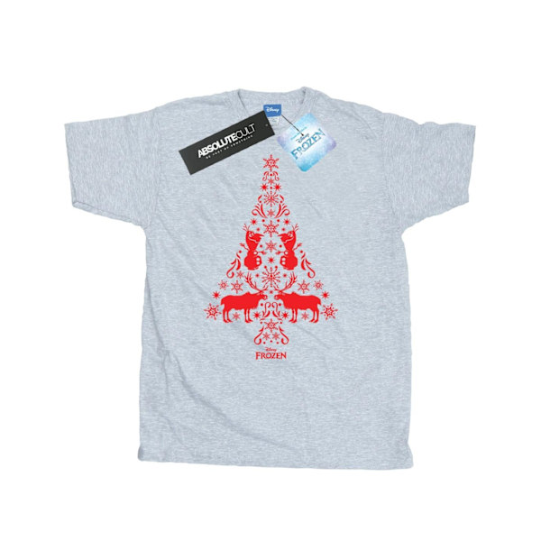 Disney Herr Frozen Julgran T-shirt S Sports Grey Sports Grey S