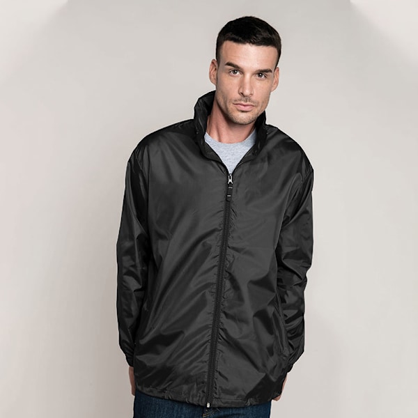 Kariban Herr Casual Vindjacka XL Svart Black XL