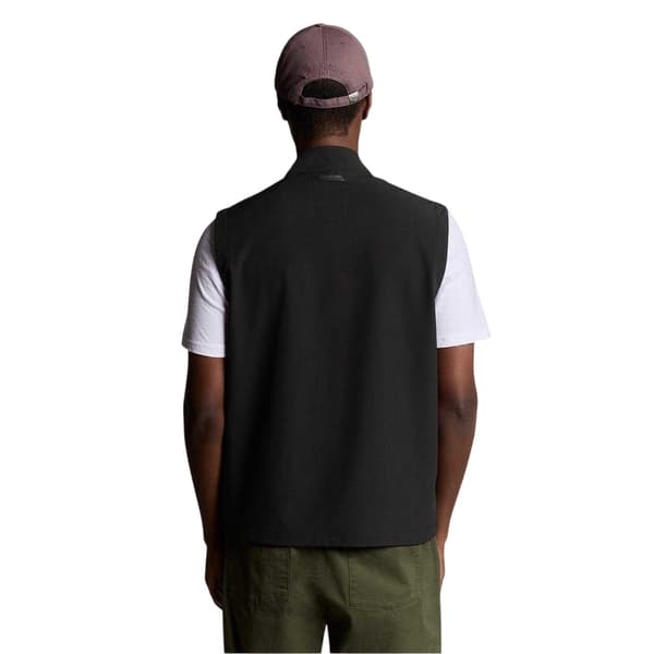 Lyle & Scott Herr Enfärgad Gilet med Hel Dragkedja M Lacquer Lacquer M