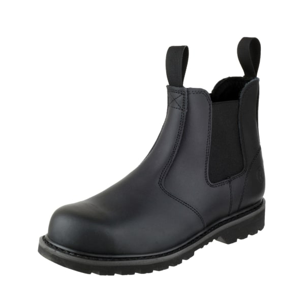 Amblers Unisex Steel FS5 Pull-On Dealer Boot / Damkänga för män Black 13 UK