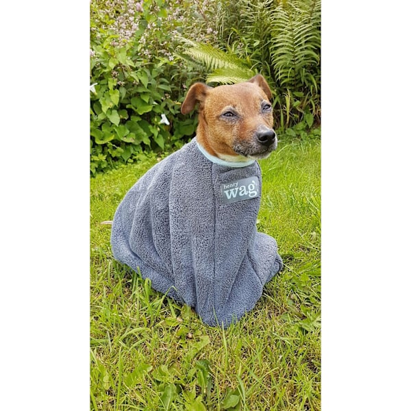 Henry Wag Hundtorkningsrock Extra Small Grå Grey Extra Small