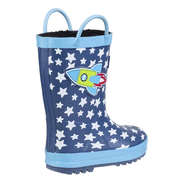 Cotswold Childrens/Kids Sprinkle Wellington Boots 4.5 Barn UK Blue Rocket 4.5 Child UK