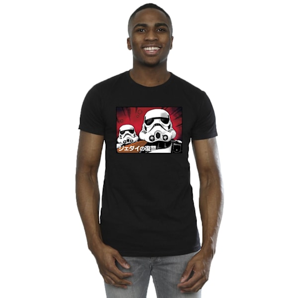 Star Wars Stormtrooper japansk T-shirt för män 3XL svart Black 3XL