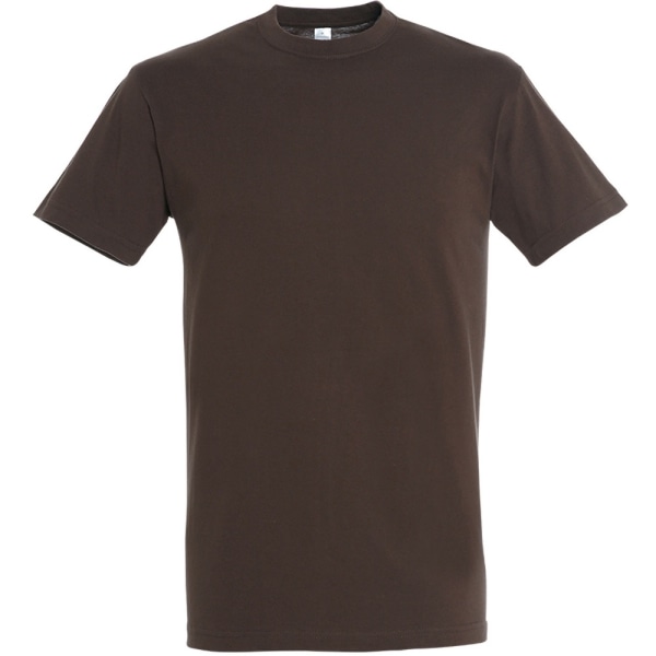 SOLS Herr Regent Kortärmad T-Shirt XL Choklad Chocolate XL