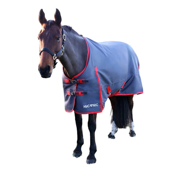 HYCONIC No Fill Horse Turnout Rug 5´ 3 Charcoal/Red Charcoal/Red 5´ 3