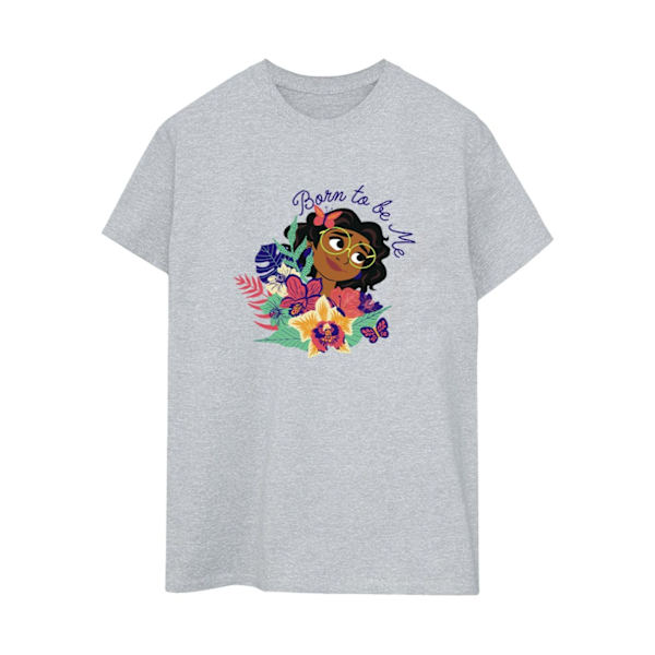 Disney Dam/Damer Encanto Born To Be Me Bomull Boyfriend T-S Sports Grey M