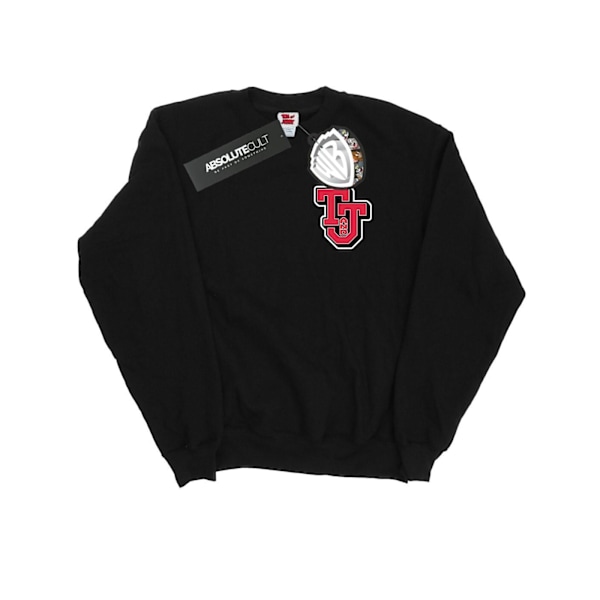 Tom And Jerry Herr Sweatshirt med College-logotyp 3XL Svart Black 3XL