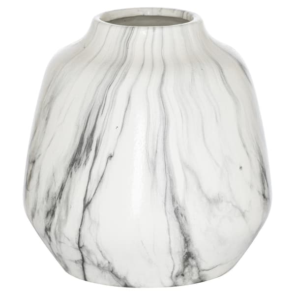 Hill Interiors Olpe Marmorvas 20cm x 20cm x 20cm Vit/Grå White/Grey 20cm x 20cm x 20cm