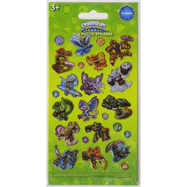 Skylanders SwapForce folie klistermärken One Size Multicoloured Multicoloured One Size