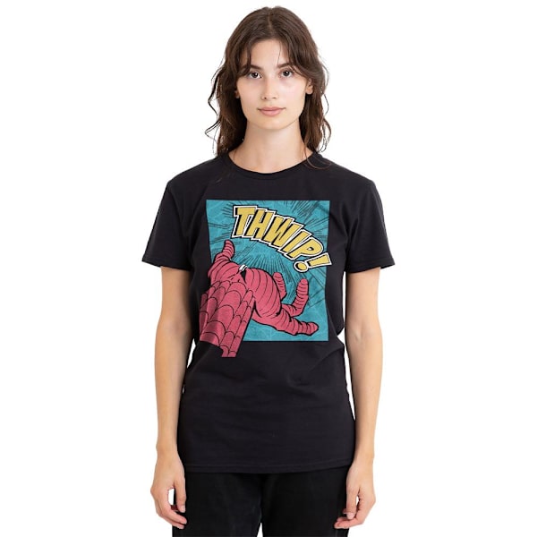 Spider-Man Unisex Vuxen Thwip T-Shirt L Svart Black L