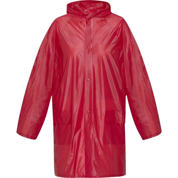 Unisex Vuxen Ada Regnrock One Size Röd Red One Size
