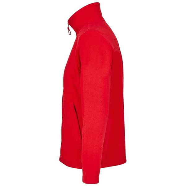 SOLS Unisex Vuxen Microfleecejacka S Röd Red S