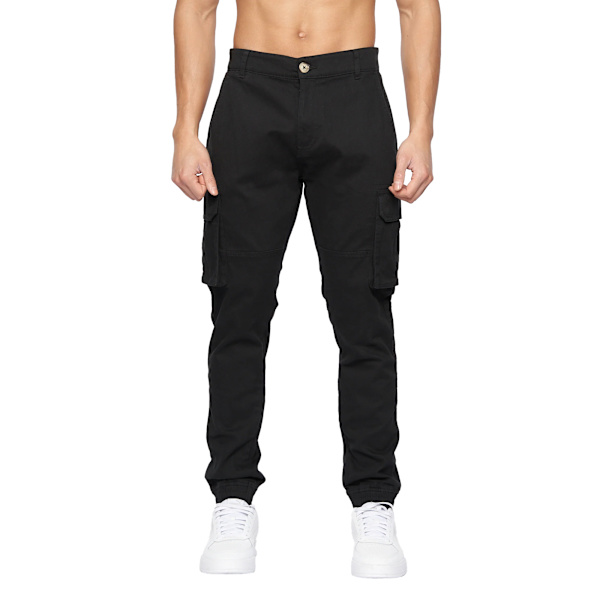 Crosshatch Herr Frentons Cargo Byxor 36R Svart Black 36R
