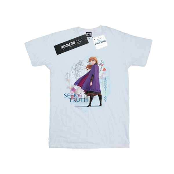 Disney Dam/Kvinnor Frozen 2 Anna Seek The Truth Bomull Boyfri White 4XL