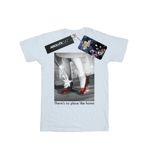 The Wizard Of Oz Dam/Damer Rubin Tofflor Foto Bomull Pojkvän T-Shirt M Vit White M