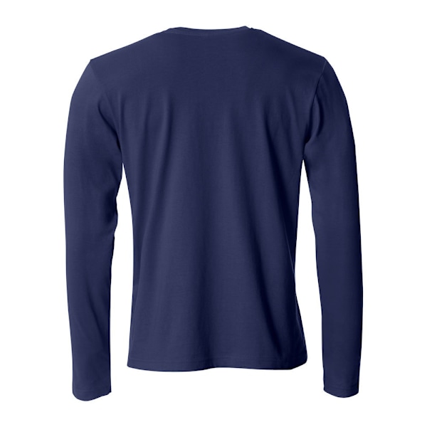 Clique Basic Långärmad T-shirt för Män 4XL Mörk Marinblå Dark Navy 4XL