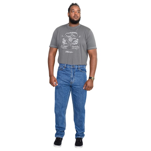 Duke Herr D555 Rockford Comfort Kingsize Jeans 52S Stonewash Stonewash 52S