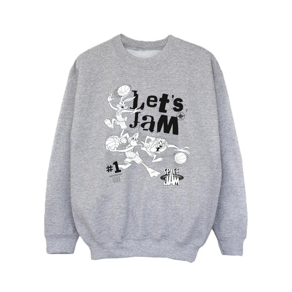 Space Jam: A New Legacy Girls Let's Jam Sweatshirt 3-4 Years Sp Sports Grey 3-4 Years