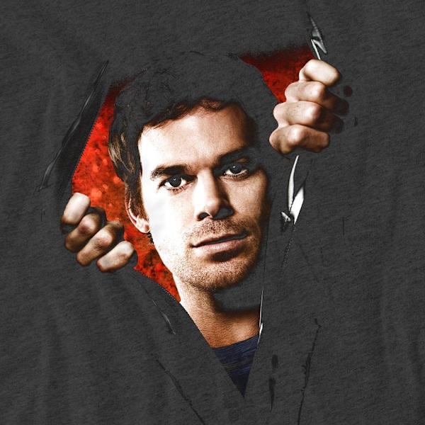 Dexter Unisex Vuxen Body Bad T-Shirt M Kolgrå Charcoal M