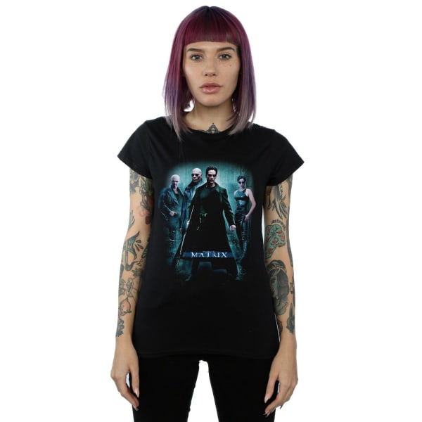 The Matrix Womens/Ladies Group Poster Cotton T-Shirt XXL Black Black XXL