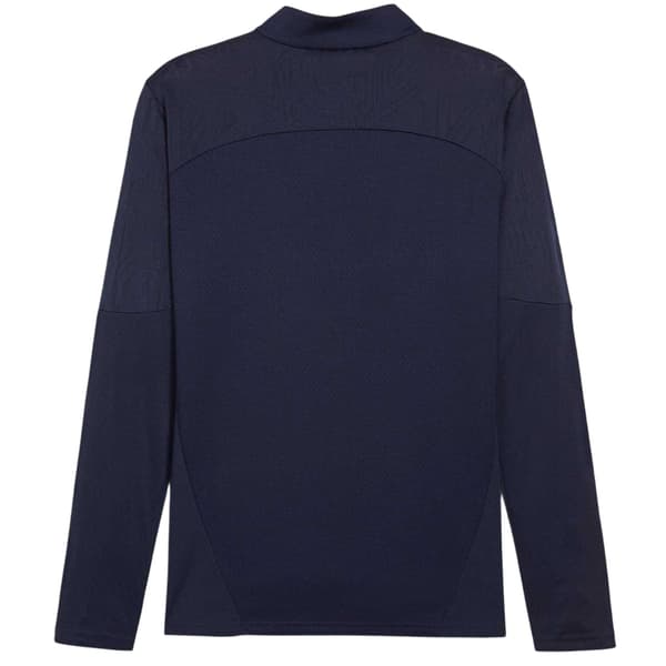 Puma Herr TeamFinal Träningsfleece med kvartsdragkedja S Marinblå Navy S
