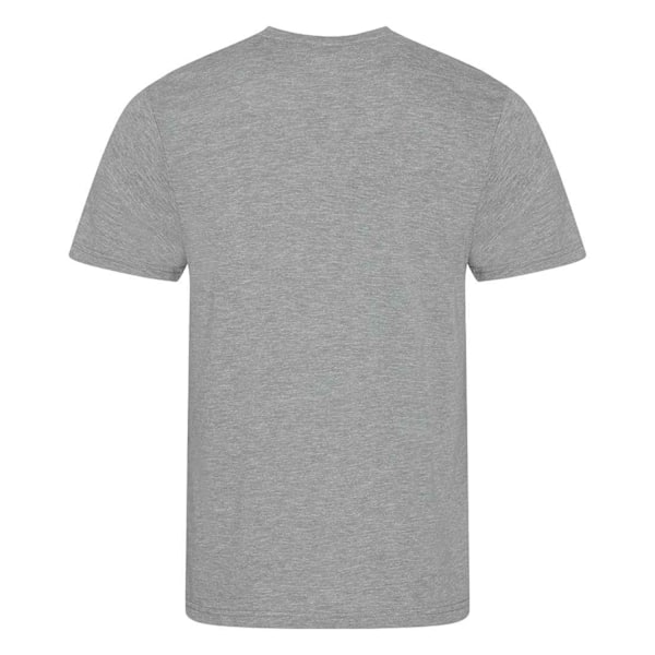 AWDis Tri Blend T-shirt för män, stor, gråmelerad Heather Grey Large