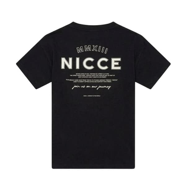Nicce Herr Crew Neck Oversized T-Shirt S Svart Black S