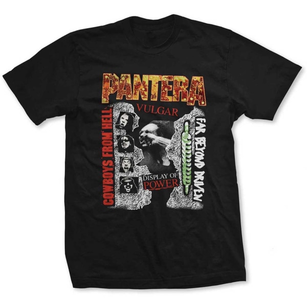 Pantera Unisex Vuxen 3 Album Bomull T-shirt XXL Svart Black XXL